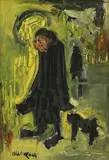 Untitled by James Lawrence Isherwood, oil on board 35 x 24cm, sold Oct 2022