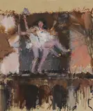 Don McKinlay, Untitled, Don McKinlay (1929-2017) Dancing ladies oil on canvas 91 x 76cm