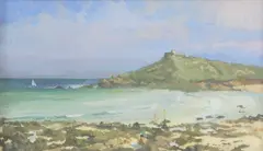 Peter Kuhfeld, Untitled, St Ives' oil on board 30.5 x 50.7cm Provenance: With New Grafton Gallery