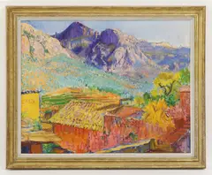 Frederick Gore, Untitled, Majorca oil on canvas 82 x 102cm Son of the artist Spencer Gore (1878–1914)