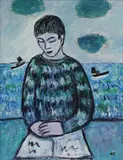 Joan Gillchrest, Untitled, oil on board 60 x 46cm