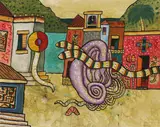 Alan Davie, Untitled, gouache 59.3 x 76cm