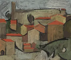 Michael Canney, Untitled, oil on board 48 x 56cm
