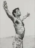 Lex McFadyen, Untitled, charcoal 158.5 x 108cm