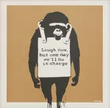 Banksy, Untitled, But One Day We'll Be In Charge' screenprint in colours on vinyl sleeve