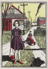 Untitled by Grayson Perry, 2015 woodcut in colours, sold Oct 2022