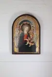 Neri Di Bicci, Untitled, 1418-1492) Madonna and Child enthroned egg tempera on panel with later oil additions