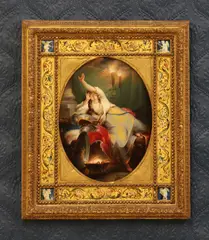 Richard Westall, Untitled, Circle of Richard Westall RA (1766-1836) A wounded female warrior oil on board