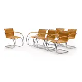 Ludwig Mies van der Rohe, Set of Six MR Armchairs