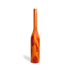 Ermanno Toso, Nerox Bottle Form, blown glass, remnants of paper label to body
