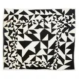 Rosie Lee Tompkins, Half-Squares (Black and White Geometric Quilt)