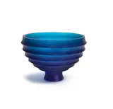 Ann Robinson, Copper Cobalt Blue Scallop Bowl #31