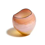 Dale Chihuly, Coral Basket with Black Lip Wrap