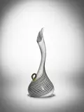 Dino Martens, Monumental Filigrana Semplice Fascia Bianco Nera Pitcher
