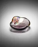 Unique and Rare Merletto Incalmo Fili Polichromi Bowl by Archimede Seguso & Riccardo Licata, , internally decorated glass, engraved  'Pauly & Co, sold Oct 2021