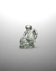 Scimmia by Alfredo Barbini, , masso glass with corroso surface, sold Oct 2021