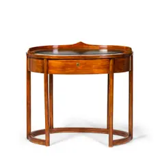 Kolomon Moser, Desk, fro Jacob & Josef Kohn, bentwood, leather