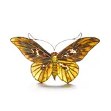 Moth Lamp Screen by Tiffany Studios, leaded glass, patinated bronze, sold Jul 2021