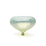 Tiffany Studios, Ceiling Light, pastel glass, together with a patinated metal hanging fixture