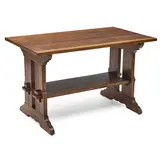 Bungalow Table by Gustav Stickley, oak, sold Jul 2021