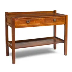 Server by Stickley Brothers, oak, with the firm's branded mark, offered Jul 2021