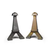 George Washington Maher, Custom Pair of Andirons