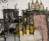 Claude Venard, Paysage Paris (Avec Sacré-Coeur)