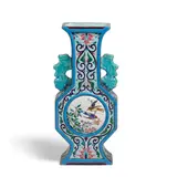 Longwy, Two-Handled Vase, glazed earthenware, impressed 'II LONGWY 1561' on underside