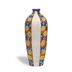 Shouldered Vase by Longwy, glazed earthenware, numbered 'D 5061' with Longwy mark on underside, offered Jul 2021