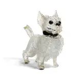 Pino Signoretto, Standing Dog with Collar, hot sculpted glass