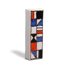 Rectangular Vase by Guido Gambone, glazed stoneware, signed 'GAMBONE ITALY' with donkey mark on underside, sold Jul 2021