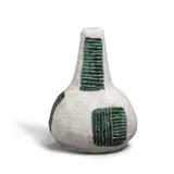 Guido Gambone, Green and White Vase