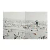 Massimo Vitali, Knokke Diptych (no. 4 and 5, from A Portfolio of Landscapes and Figures)