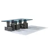 Paul Evans, Sculpted Bronze Coffee Table