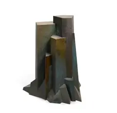 Bruce Beasley, Upthrust, patinated bronze, incised 'Beasley'