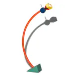 Treetops Floor Lamp by Ettore Sottsass, for Memphis Milano, enameled steel, enameled aluminum, chrome-plated brass, sold Jul 2021