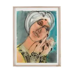 Untitled (Portrait of a Woman) by Grace Hartigan, sold Jul 2021