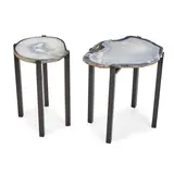 Tony Duquette, Companion Pair of Side Tables
