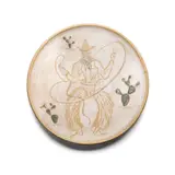 Waylande Gregory, Cowboy Charger, glazed ceramic