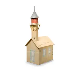 Cardboard Barn by Richard Shaw, glazed ceramic, sold Jul 2021