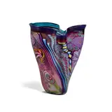 James Nowak, Vase, blown glass, incised 'Nowak' and numbered 'T2H4' on the underside