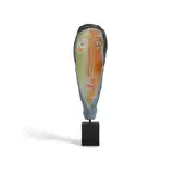 Eva Ullberg, Untitled (Face), blown glass, incised 'Eva Ullberg - 96'