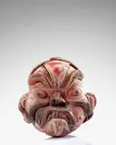 Ermanno Nason, Maschera di Demone, for Vetreria Gino Cenedese, hand worked glass with scarvo surface treatment