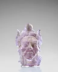 Perseus by Ermanno Nason, for Vetreria Gino Cenedese, alexandrite glass with scavo surface, offered Jun 2021