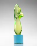 Ermanno Nason, Abstract Form, for Vetreria Gino Cenedese, uranium glass