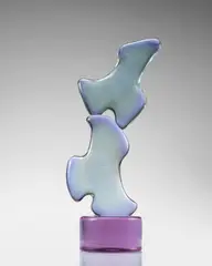 Abstract Form by Ermanno Nason, for Vetreria Gino Cenedese, hand worked glass, sold Jun 2021
