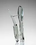 Ermanno Nason, Omaggio a Henry Moore, for Vetreria Gino Cenedese, solid acciaio glass