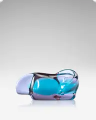 Cavallo by Ermanno Nason, for Vetreria Gino Cenedese, alexandrite glass green helio color, offered Jun 2021