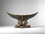 Édouard-Marcel Sandoz, Deux Poissons, patinated bronze