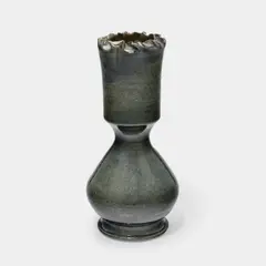 Vase by George E. Ohr, glazed earthenware, stamped mark 'G, sold Jun 2021